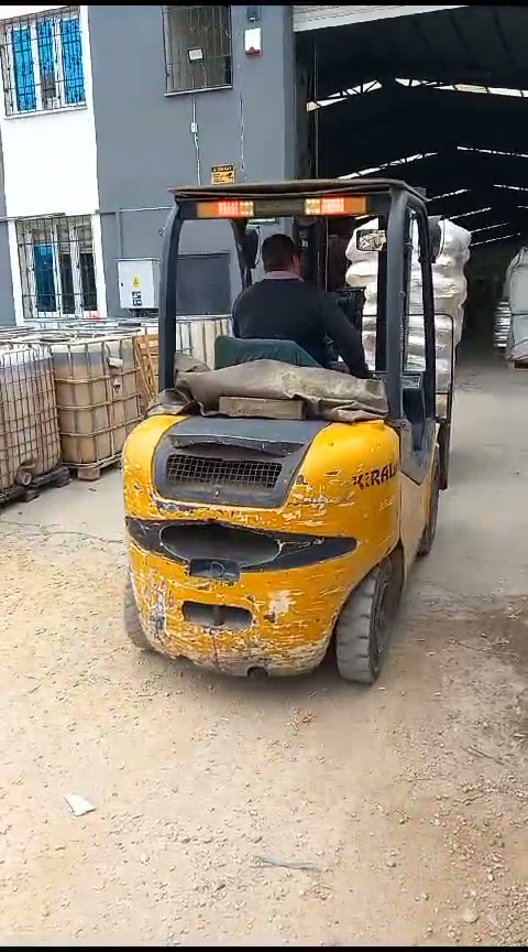 Bioplant forklift ürün yükleme