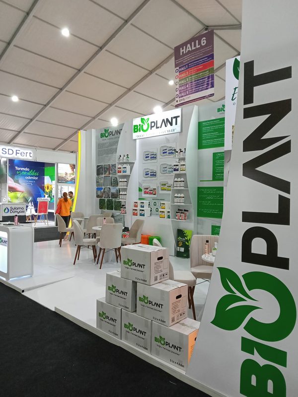 Bioplant fuar standı Hall 6 genel görünüm