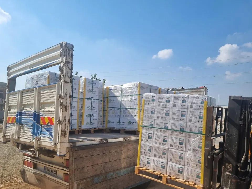 Boxed product loading